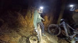 Steep Descent Creates Steamy Hot Brakes