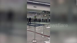 Video shows knife-wielding woman at Atlanta airport