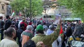 Hundreds Turn Out For Pro-Palestine Rally in Melbourne, Australia
