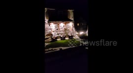 Halloween-mad mum decorates house month before the spooky day with huge spider in front garden