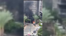 Hamas Rocket Hits Ashkelon Street, Israel