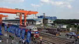 China-Europe freight train ships exhibits for upcoming CIIE