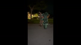 Father Daughter Dinosaur Race
