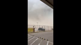 Dust Storm Occurs In Midland, Texas