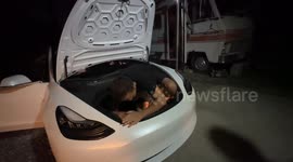 Can I insert myself into the car in front of me Tesla model 3