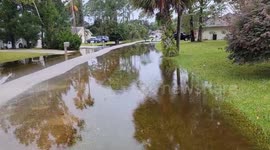 US: Severe Storm Moves Through Central Florida Causing Flooding And Significant Damage
