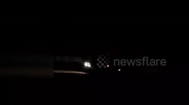Ukrainian air defence systems destroy incoming Russian targets during night attack