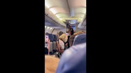 Pilot greets cabin crew family with mother, two daughters and retired captain all on the same flight