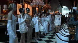 Backstage of Bronx and Banco Bridal Runway Show in New York, USA