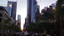 Australia: Hundreds Join Pro-Palestine Rally In Melbourne