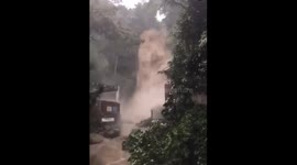 Hurricane Lidia unleashes torrential waters in Yelapa, Mexico