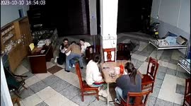 Quick-thinking doctor performs Heimlich manoeuvre to save choking boy in China