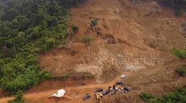 A rare geological site was discovered in Padang Pariaman Regency, Indonesia, at excavation site C