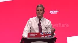 Sir Keir Starmer lays out vision for Britain at a conference in Liverpool, UK