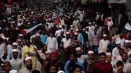 Bangladesh Stands in Solidarity with Gaza: Massive Protest March Demands to END Israel's Military Operation