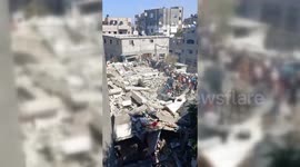 Israel Strikes Jabalia Camp In Northern Gaza Strip, Palestine