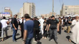Thousands of Iraqis take to streets to show solidarity with Palestinian people