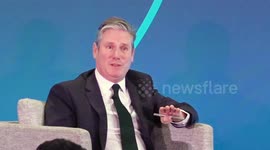 Sir Keir Starmer speaks at a conference in Liverpool, UK