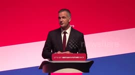 Peter Kyle promises technology innovation with Labour at a conference in Liverpool, UK
