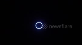 Annular Solar Eclipse 2023 during totality in Corpus Christi, Texas