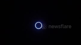 Annular Solar Eclipse 2023 during totality in Corpus Christi, Texas