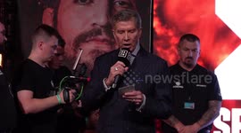 Fighters weigh-in ahead of Paul v Danis / KSI V Fury double-header in Manchester, UK