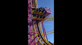 Rollercoaster evacuated after breaking down leaving riders laying on their backs