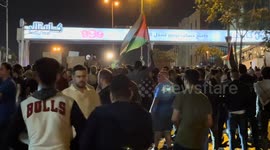 solidarity sit-in in front of the US Embassy in the capital, Amman,  to denounce the Israeli Occupation's crimes against civilians in the Gaza Strip