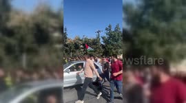 People In Jordan March For Palestine
