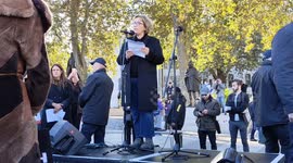 Israeli community stand in solidarity calling the kidnapped Israeli civilians hostages to bring them home, London, UK