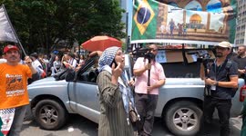 Israel-Hamas War 2023: Palestine Solidarity Meeting São Paulo Brazil