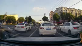 Fastest police response ever? Officers attend crash just metres away from them