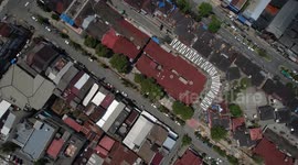 4K Drone city views Citra Niaga, Samarinda, East Kalimantan, tourist destination, new capital of Indonesia 2023