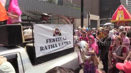 Hare Krishna Festival Takes Place in Sao Paulo, Brazil