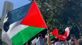 ‘Stop the War on Gaza! Free Palestine!’ rally in Sydney, Australia