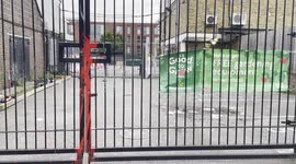 Jewish primary school's gates covered in red paint in London, UK