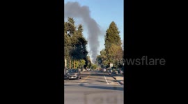 US: Shopping Center Fire Destroys 3 Vacant Buildings In Livermore, California