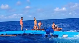 Philippine Coast Guard tows fishing boat struck by Marshall Islands vessel that left three trawlers dead