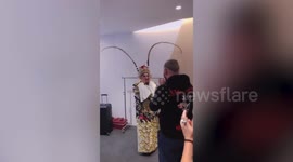Who's more glam? Sam Smith meets Chinese opera actor in Hong Kong