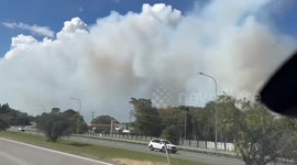 Australia: Bushfire Continues Near Byron Bay, New South Wales