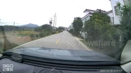 High-speed collision caused by distracted driver in Jiangxi Province, China