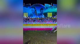 Girl, 16, flung from faulty fairground ride left with 23 stitches at Thai fair