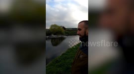 Shocking video shows UK river littered with plastic, sewage and used e-cigarettes