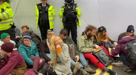 Protesters disrupt major oil summit in London