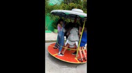 Chaos Breaks Out At Carousel Game