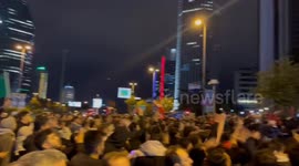 Turkey: Angry Protesters Gather Outside Israeli Consulate After Gaza Hospital Bombing 2