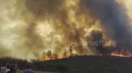 Wildfires ravage Córdoba as fierce winds challenge firefighters