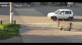 Teenaged cyclist hit by car at crossing in southern Russia