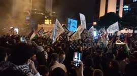 Turkey: Angry Protesters Gather Outside Israeli Consulate After Gaza Hospital Bombing 6