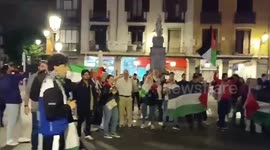 Demonstrations in Madrid, Spain Against Israeli Action In Gaza